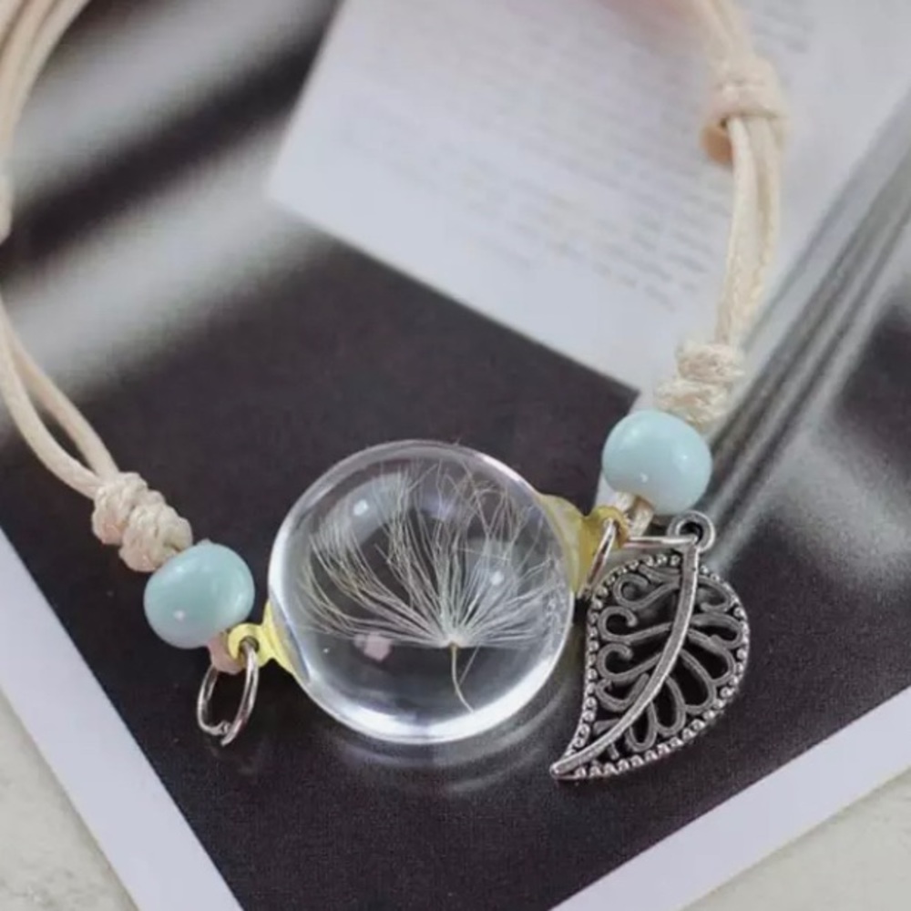NEW! Make a wish dandelion seed bracelet